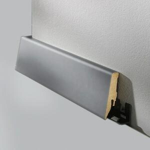 LOGOCLIC Zaključna letev K58 D Aluminij (260 cm x 19 mm x 58 mm, MDF)