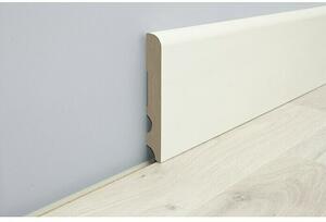LOGOCLIC Zaključna letev bela (260 cm x 16 mm x 90 mm, MDF)