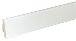 Zaključna letev FU60L Uni bela (240 cm x 19 mm x 58 mm, MDF)
