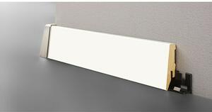 LOGOCLIC Zaključna letev K58 C bela mat (260 cm x 18 mm x 58 mm, MDF)