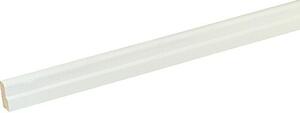 Zaključna letev (240 cm x 7 mm x 23 mm, Bukev, Lakiran, Bele barve)