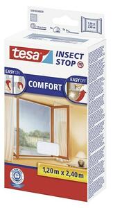 Tesa Insect Stop Zaščita proti mrčesu za okna (Š x V: 120 x 240 cm, Bela, Montaža mreže proti mrčesu: Pritrditev z ježkom)