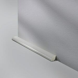 LOGOCLIC Četrtinska palica svetlo siva (250 cm x 14 mm x 14 mm)