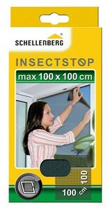 Schellenberg Insect Stop Mreža za zaščito pred žuželkami (Š x V: 100 x 100 cm, Barva mreže: Črna)