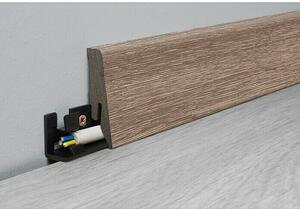 LOGOCLIC Aquaprotect Zaključna letev K58 hrast Night (260 cm x 18 mm x 58 mm, MDF/HDF)