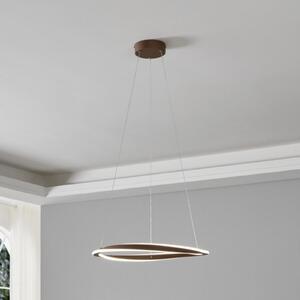 EGLO LED-visoka svetilka CAMEROTA, bronasta, Ø 55 cm, daljinski upravljalnik, zatemnjen, Bronasta / starinska medenina, Dnevna soba / jedilnica, Aluminij