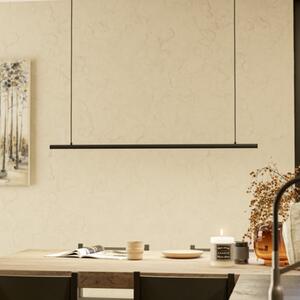 EGLO connect pametna LED-visoka svetilka FLATRON-Z, 101 cm, črna, zatemnjen, Črna, Dnevna soba / jedilnica, Aluminij