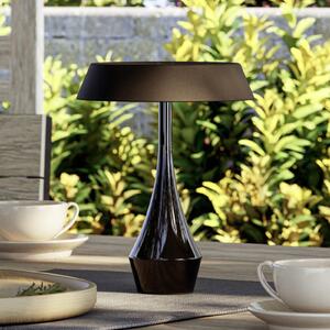 EGLO LED namizna svetilka na baterije TURCIO, črna, višina 20 cm, IP44, z, zatemnjen, Črna, Dnevna soba / jedilnica, Kovina