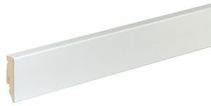 Profiles and more Zaključna letev FU51L Uni bela (240 cm x 15 mm x 50 mm, MDF)