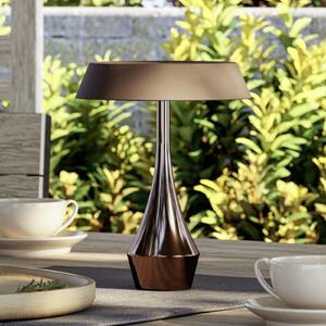 EGLO LED namizna svetilka na baterije TURCIO, bronasta, višina 20 cm, IP44, z, zatemnjen, Bronasta / starinska medenina, Dnevna soba / jedilnica, Kovina