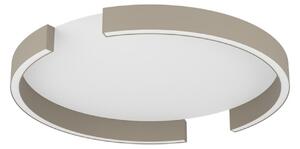 EGLO LED-stropna svetilka COPERTINO, bež, Ø 45 cm, kovina, CCT, zatemnjen, Bež, Dnevna soba / jedilnica, Aluminij