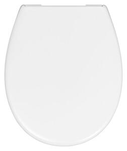 BAUHAUS WC deska Maoi (S samodejnim spuščanjem, Plastika, Bele barve)
