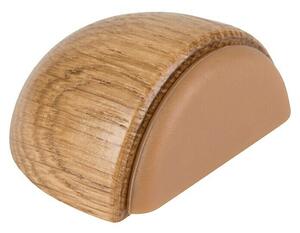 Zaustavljalec vrat (Š x V: 49 x 38 mm, Vrsta montaže: Lepljenje, Hrast)