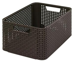 Keter Style Košara za shranjevanje (Do x Š x V: 38,5 x 29 x 17,2 cm, Rjave barve)