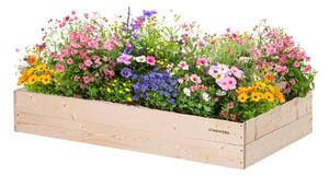 ATMOWOOD Lesena visoka greda 120 x 60 x 20 cm