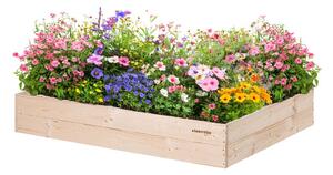 ATMOWOOD Lesena visoka greda 120 x 80 x 20 cm