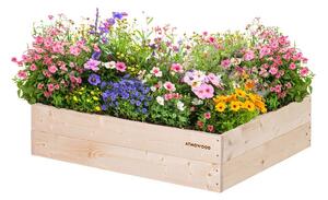 ATMOWOOD Lesena visoka greda 80 x 60 x 20 cm
