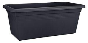 Elho Green Basics Korito za rastline Garden XXL (Zunanje dimenzije (Do x Š x V): 78 x 39 x 34 cm, Plastika, Črne barve)