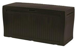 Keter Vrtna škatla za shranjevanje Comfy (117 x 45 x 58 cm, Plastika, Rjava)