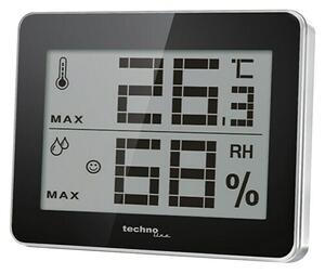Technoline Termometer WS 9450 (LC prikazovalnik, Na baterije, Črne barve, 10 x 1 x 8,1 cm)