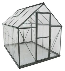 Palram – Canopia Rastlinjak Hybrid (Zunanje dimenzije vključno s strešnim previsom (Š x G): 185 x 246 cm, 0,7 mm)