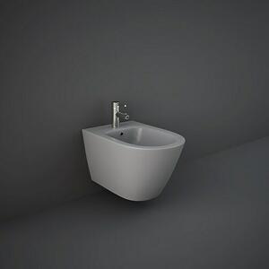 RAK Ceramics Feeling Stenski bide (Brez posebne glazure, Keramika, Sive barve)