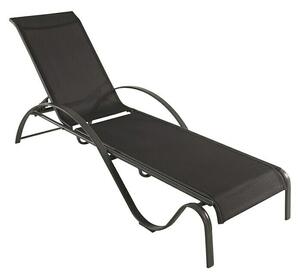 Sunfun Vrtni ležalnik Ikara (Do x Š x V: 198 x 63 x 28 cm, Jeklo, Nastavljivo naslonjalo)