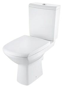 Talni WC monoblok Carina (Izpiranje brez roba, Brez posebne glazure, Oblika splakovanja: Globok, Položaj straniščne odprtine: Vodoravno, Bele barve)