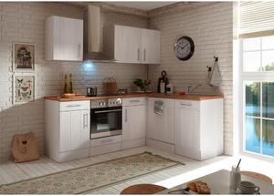 Respekta Kotna Kuhinja Z Aparati Premium, Bela, Barva Macesna