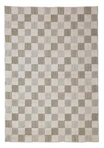 Zelena pralna preproga iz mešanice bombaža 155x230 cm Muted Checkerboard – Flair Rugs