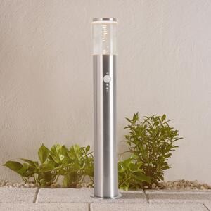 Lindby Osnovna svetilka Belen s senzorjem gibanja in LED, Kovinska, Kovina, Sodobni, Zunanji stebriček / pot