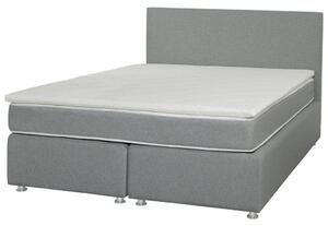 POSTELJA BOXSPRING x , tekstil siva