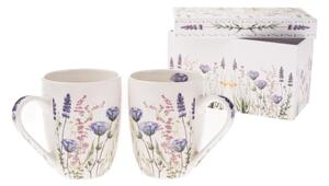 Kremno bele porcelanaste skodelice v kompletu 2 ks 350 ml – Dakls