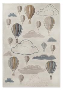 Kremno bela otroška preproga 160x235 cm Hot Air Balloon – Hanse Home