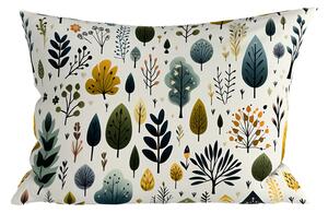 Bombažni prevleka za vzglavnik TREEVELLA POLY 50x70 cm, zelena