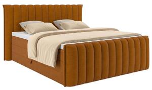 Premium Living Postelja Boxspring Lina, Opečnato Rjava, 180x200