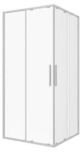 Sanotechnik Drsna vrata za tuš Slim Line (120 x 200 cm, Krom, Vgradne dimenzije: 118–120 cm)