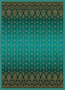 OKRASNA ODEJA GOLD DECOR 240/250 cm zelena
