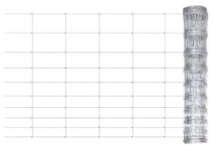 VidaXL Vrtna ograja pocinkano jeklo 50x1 m srebrna