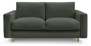 Zelena raztegljiva sedežna garnitura za spanje 220 cm Cocoone – Bobochic Paris