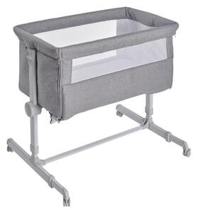 OBPOSTELJNA POSTELJICA BASIC 81/56/89 cm bela, siva