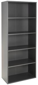 PISARNIŠKI REGAL 80/197/40 cm barve grafita