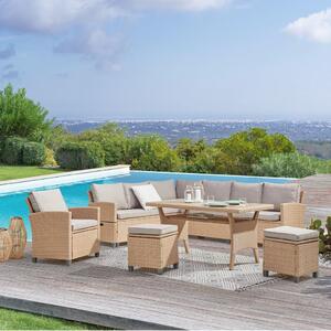 Beldano Lounge Garnitura Porto-multi, Svetlo Rjava, 6-Delni Set