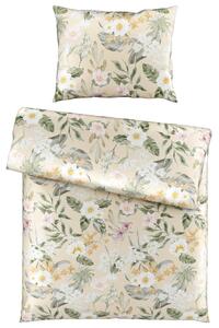 POSTELJNINA NELLY 140/200 cm saten rumena