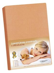 Jersey rjuha z elastanom lososova , 90 x 200 cm