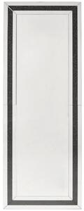 STENSKO OGLEDALO, 160/60/2,3 cm steklo, leseni material