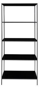 Črn kovinski regal 80x170x36 cm Vita – House Nordic