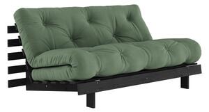 Zelena raztegljiva sedežna garnitura 160 cm Roots Black Night – Karup Design