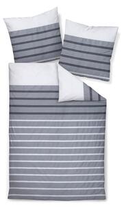 POSTELJNINA 135/200 cm mako saten siva