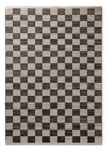 Črno-kremno bela obojestranska ročno tkana preproga iz mešanice jute 120x170 cm Rex – Hanse Home